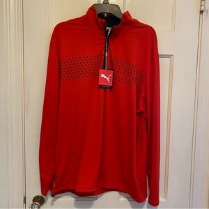 Puma Men's Vibrant Red Lightweight Jacket